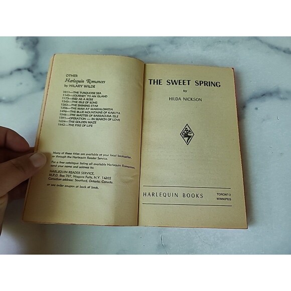 The Sweet Spring By Hilda Nickson Paperback - Picture 3 of 10